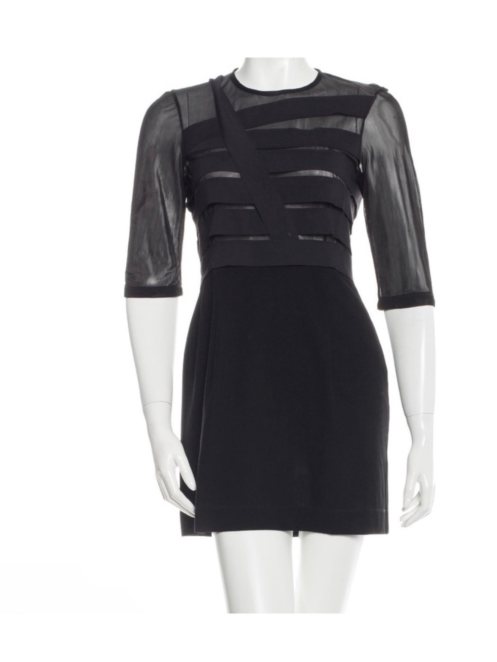 Markus Lupfer Sheer Mini Dress